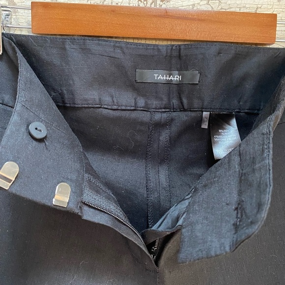 Tahari linen blend pants, size 4 - Picture 4 of 8